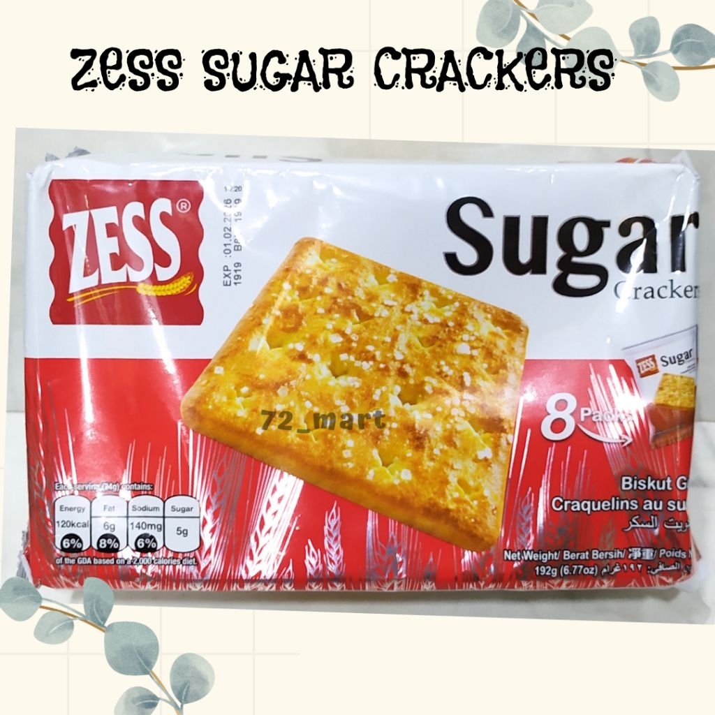 

Zess Sugar Crackers&Original Cream Crackers 184gr