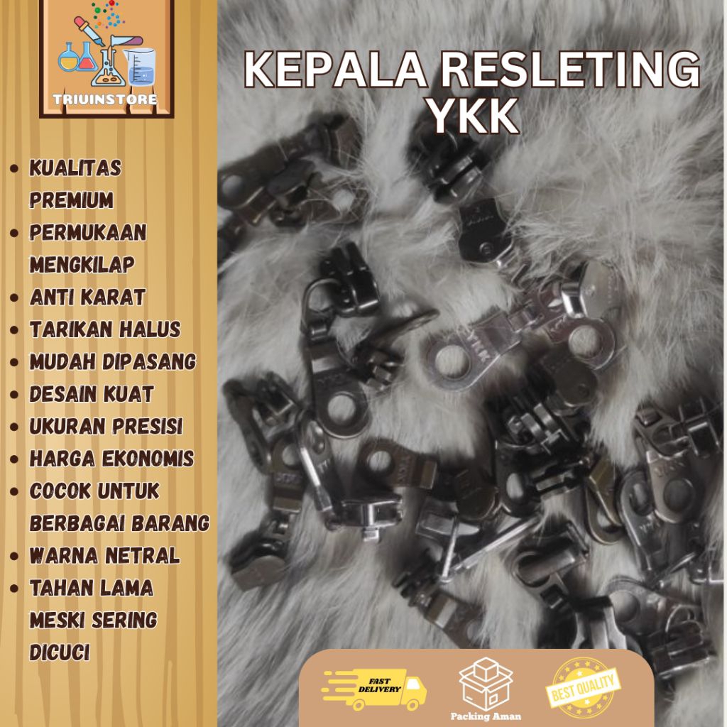 Kepala Resleting Ykk