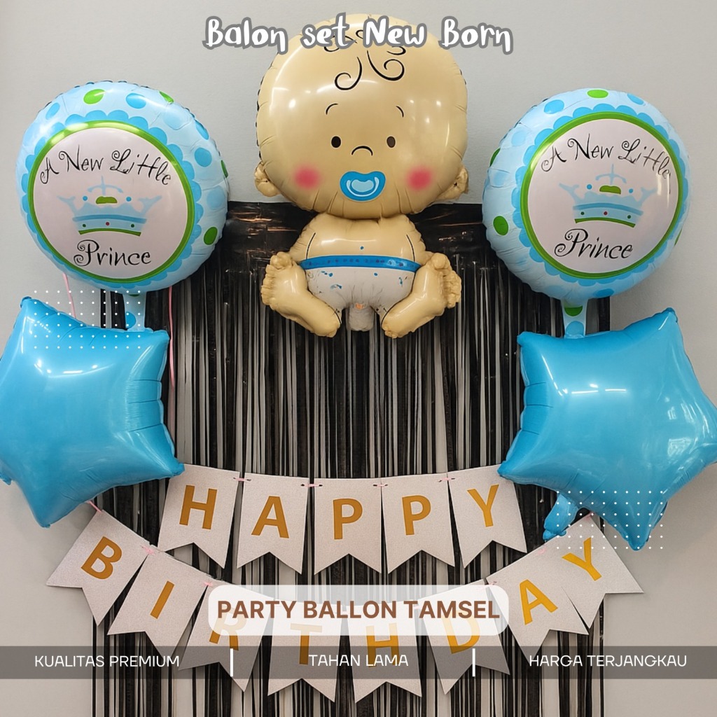 Set Dekorasi tema baby sower