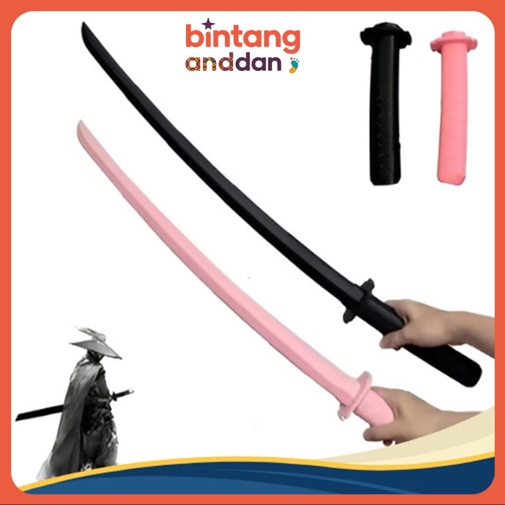 pedang katana demon slayer , mainan pedang lipat, kimitsu yaiba