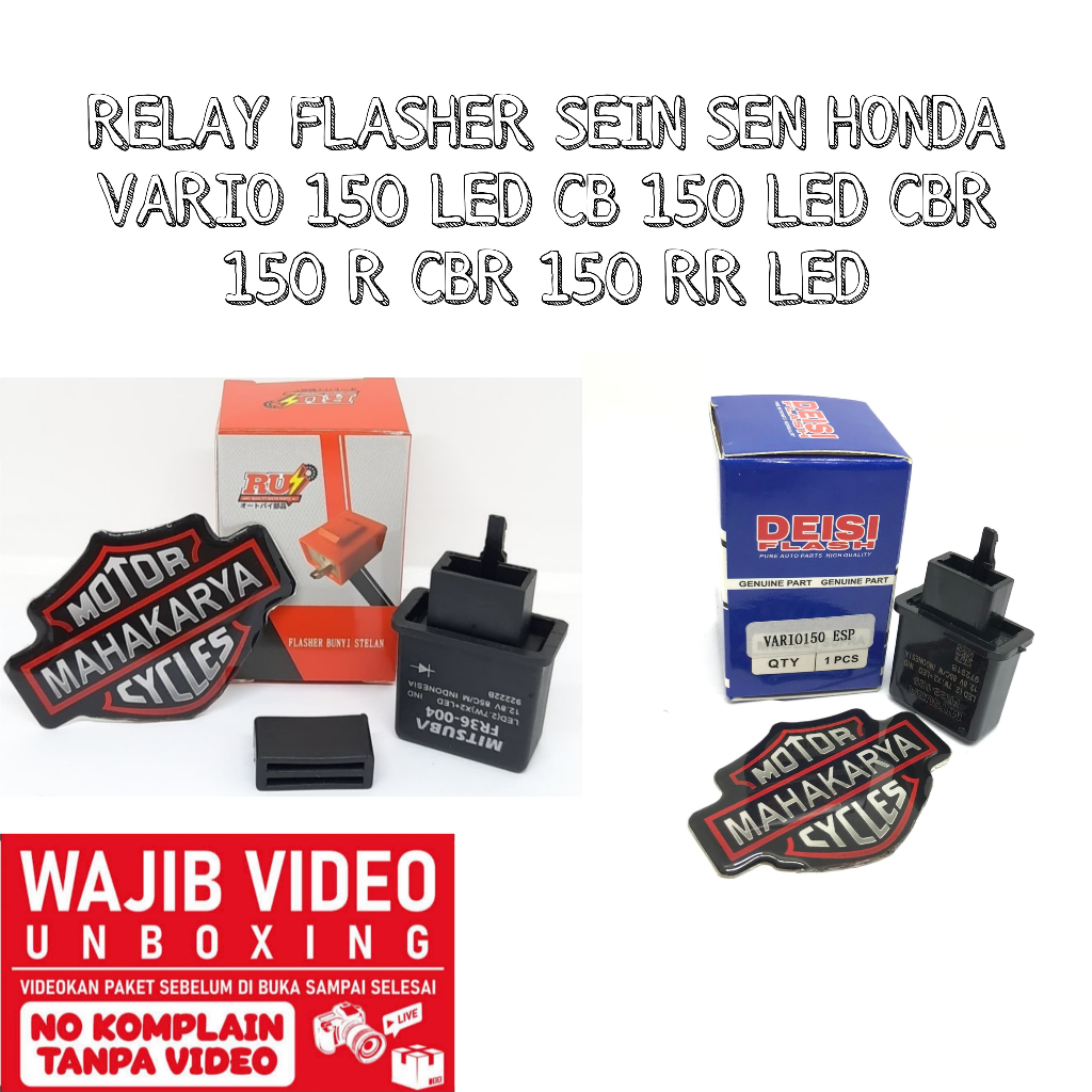 RELAY FLASHER SEIN SEN HONDA VARIO 150 LED CB 150 LED CBR 150 R CBR 150 RR LED