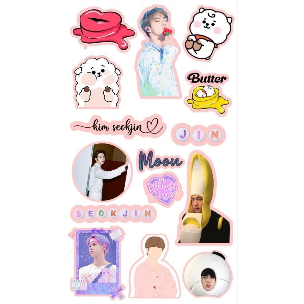 

Sticker BTS Bangtan Sonyeondan Cute Aesthetic Waterproof