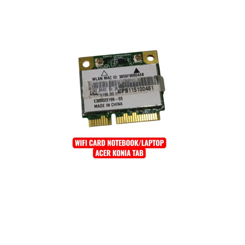 Wifi card Notebook/Laptop Acer Konia Tab