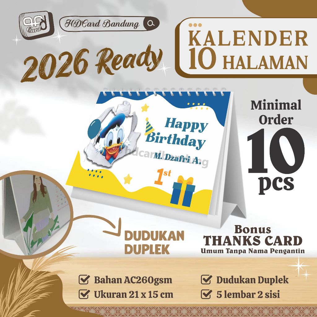 

Kalender Meja 5 Lembar Cetak 2 Muka 10 Halaman l Kalja