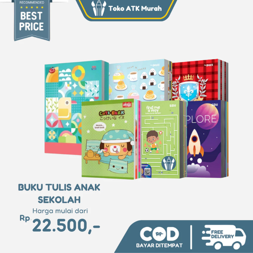 

1 PAK - BUKU TULIS SEKOLAH ANAK 38 58 42 50 100 LEMBAR SIDU BIG BOSS SKOLA MAXI SINAR DUNIA BIGBOSS