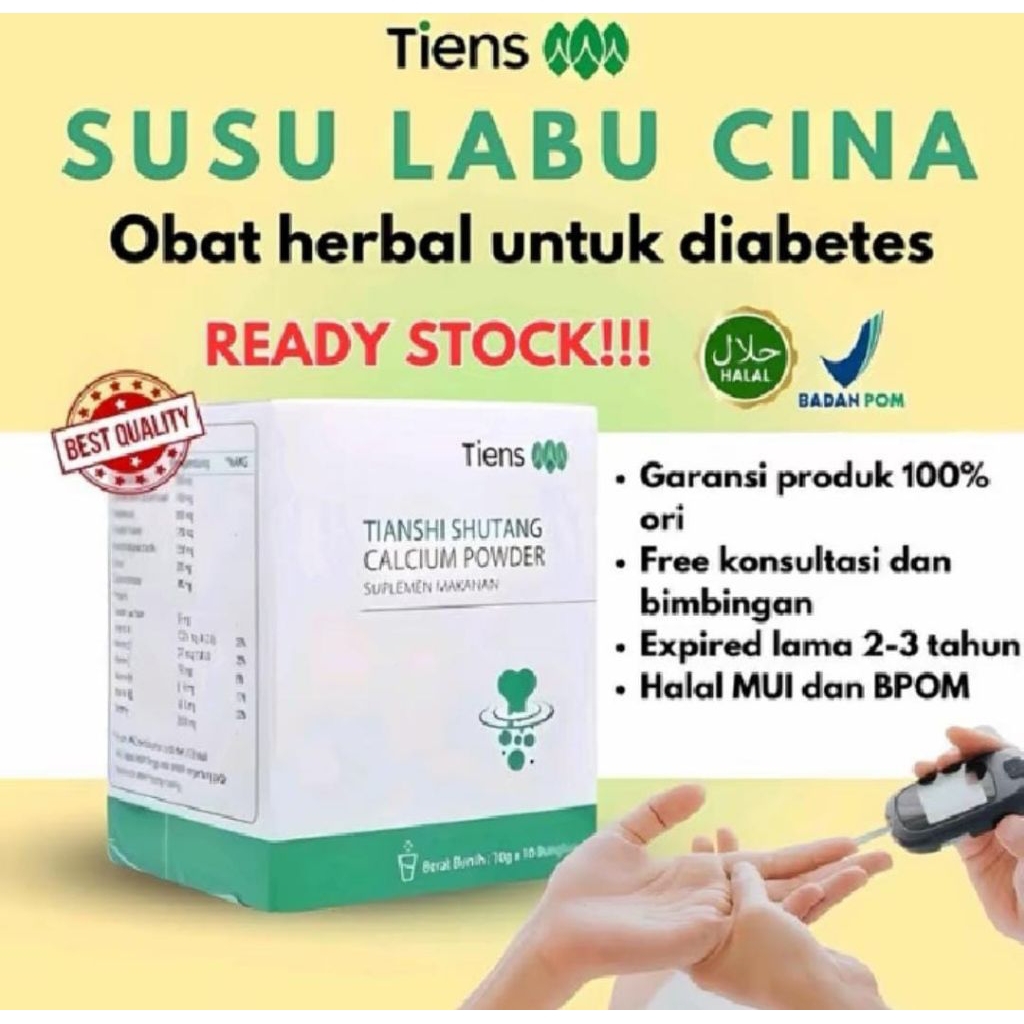 

SUSU LABU CINA /SHUTANG CALSIUM POWDER -DIABETES DAN GULA DARAH TINGGI