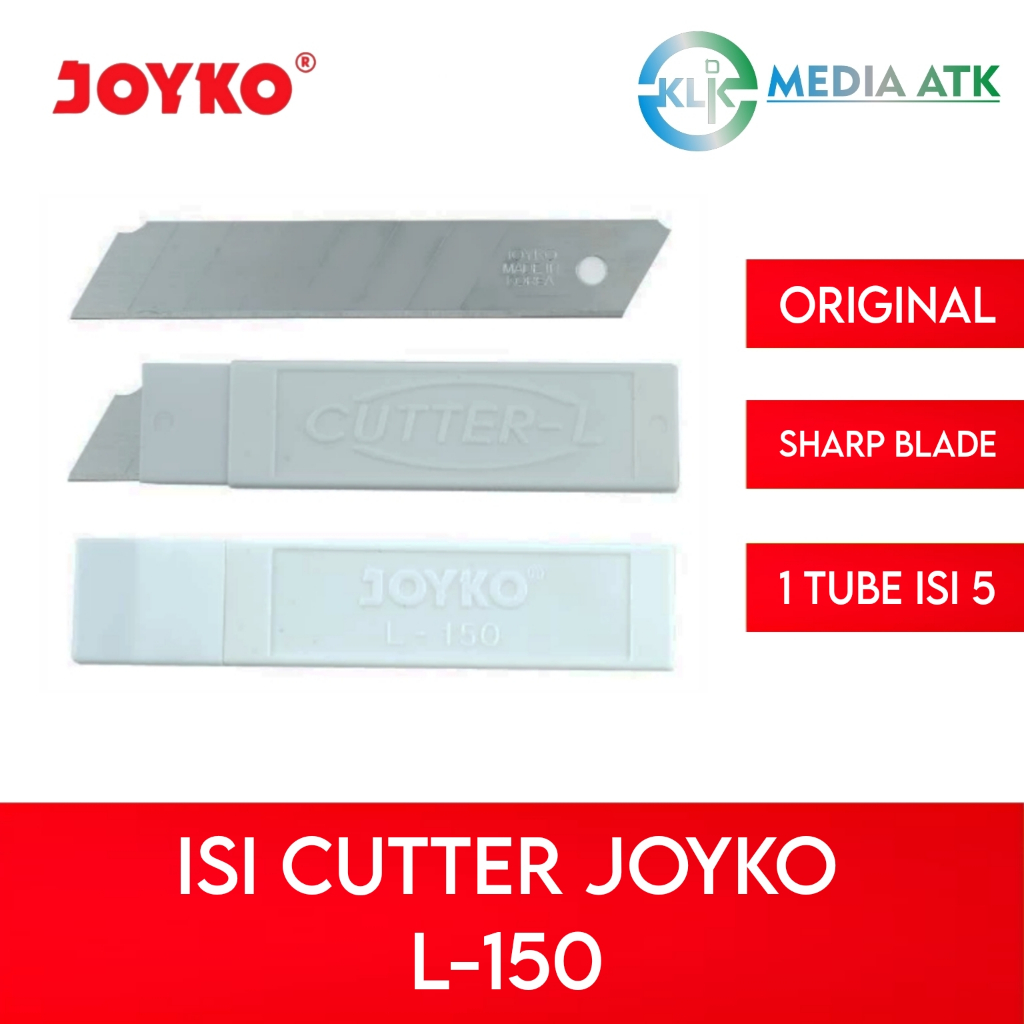 

Isi Ulang Refill Cutter Joyko L-150 - Isi 5 Pcs