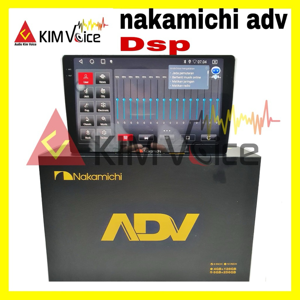 Head Unit Android Nakamichi ADV MKII RAM 6/256GB