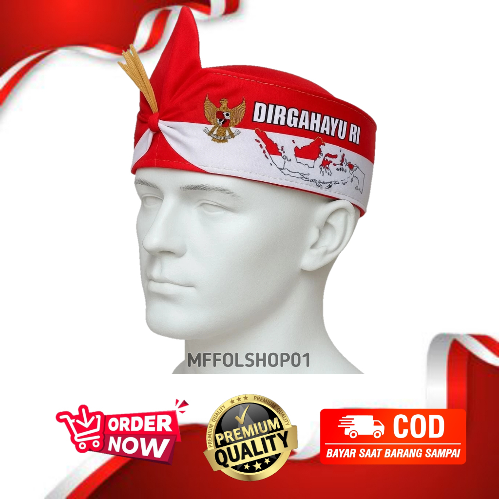 Ikat Kepala/Bando Merah Putih 17 Agustus
