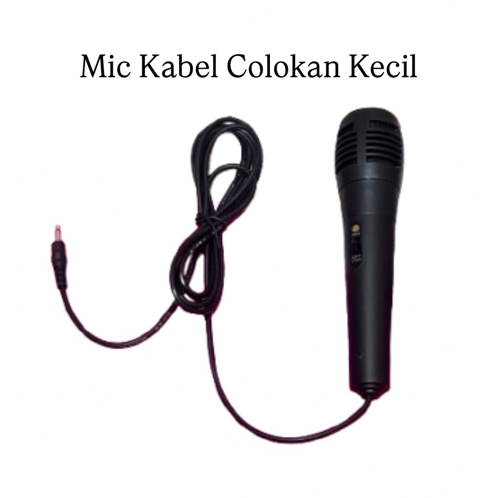 Mic Kabel Colokan Kecil/Jual Mic Murah Kabel Kecil