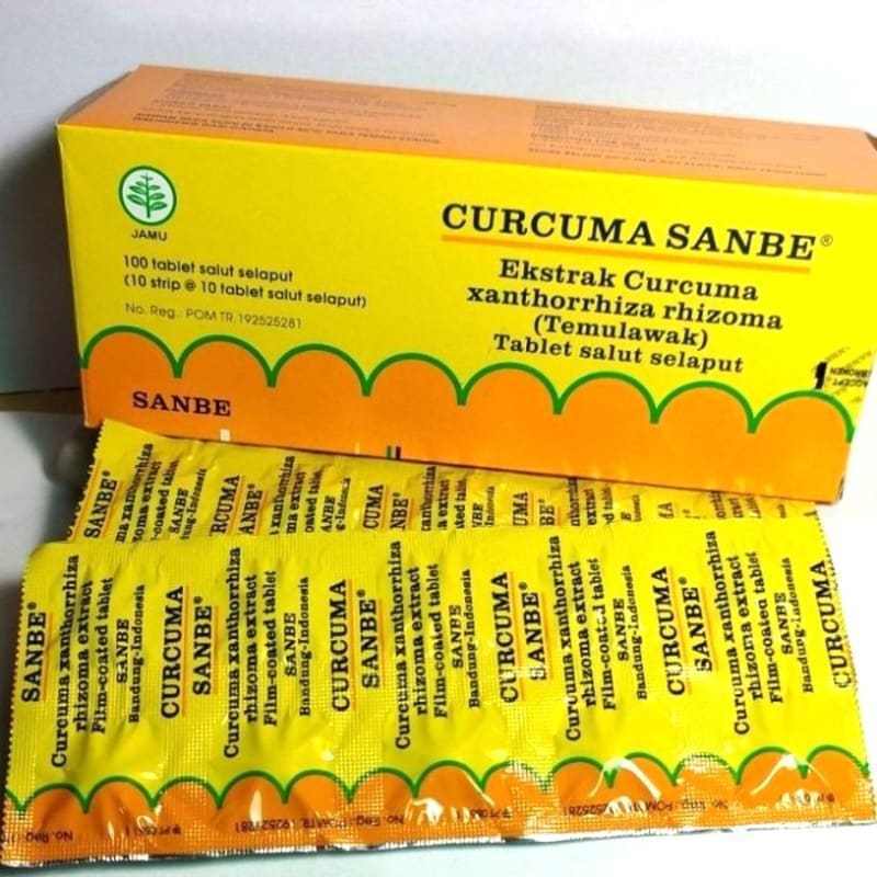 CURCUMA SANBE STRIP 10 TABLET / CURCUMA SANBE TABLET