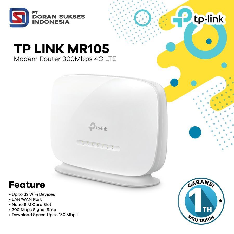 TP LINK MR105 Modem Router 300Mbps 4G LTE