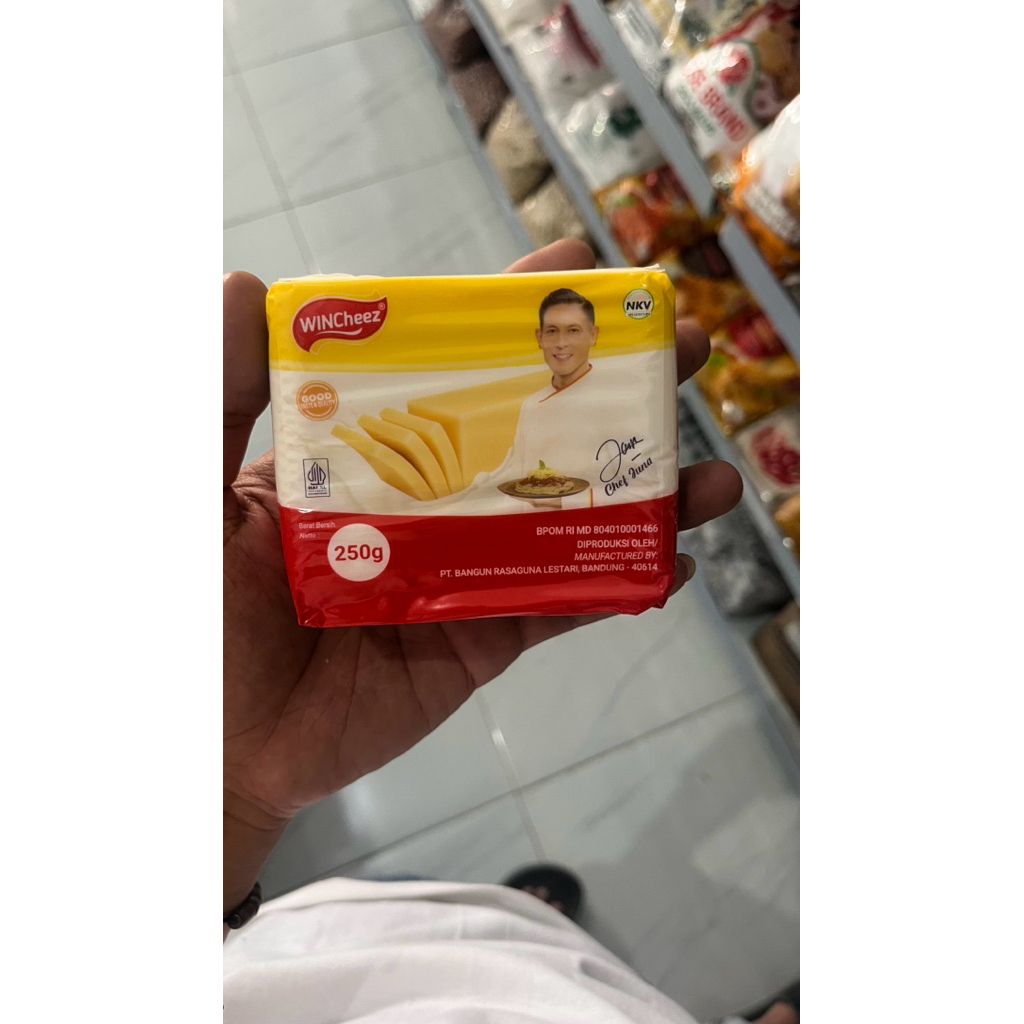 

Keju Wincheez 250g cheddar/pcs