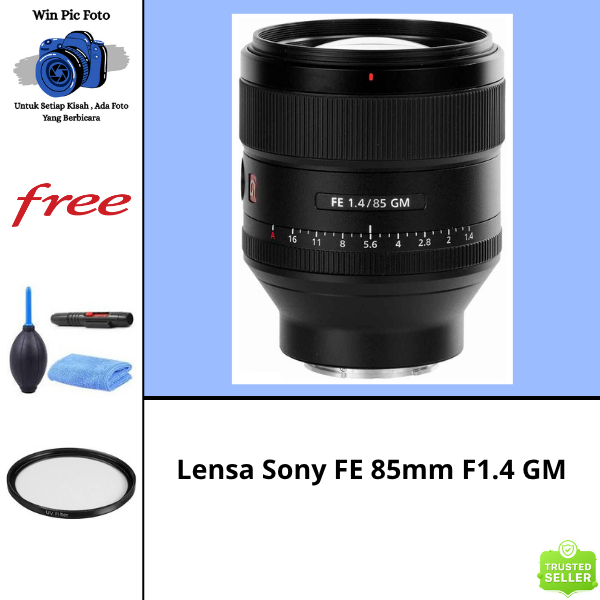 Lensa Sony FE 85mm F1.4 GM / Lensa Kamera Sony / Lensa Camera Sony / Lens Kamera Sony / Lens Camera 