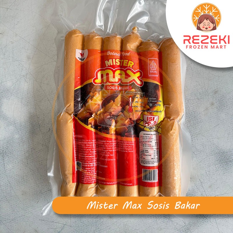 

Mister Max Sosis Bakar Mini 500gr - Isi 12pcs