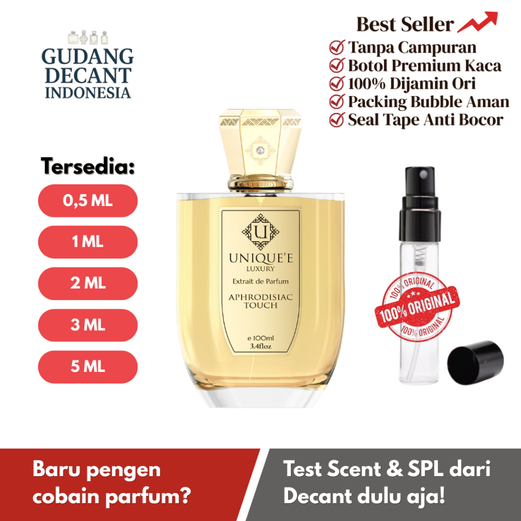 Decant Uniquee Luxury Aphrodisiac Touch Extrait De Parfum - Share in Jar