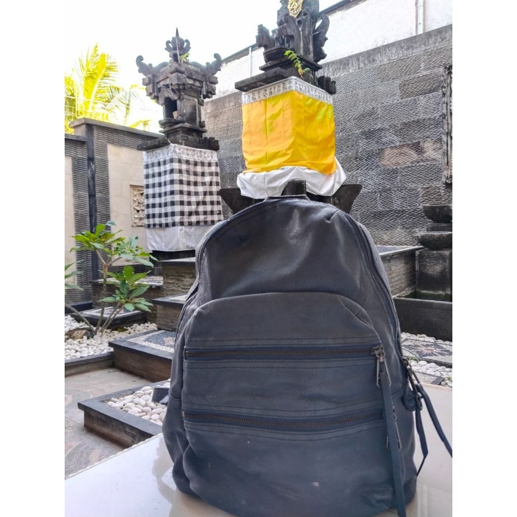 Preloved Backpack Liebeskind Biru Dongker