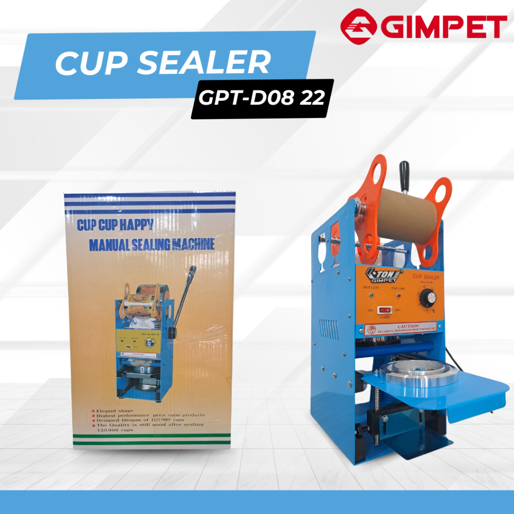 NEW Mesin Cup Sealer 16OZ dan 22OZ / Mesin Press Gelas Plastik / Sealing Efisien / Alat penutup minu