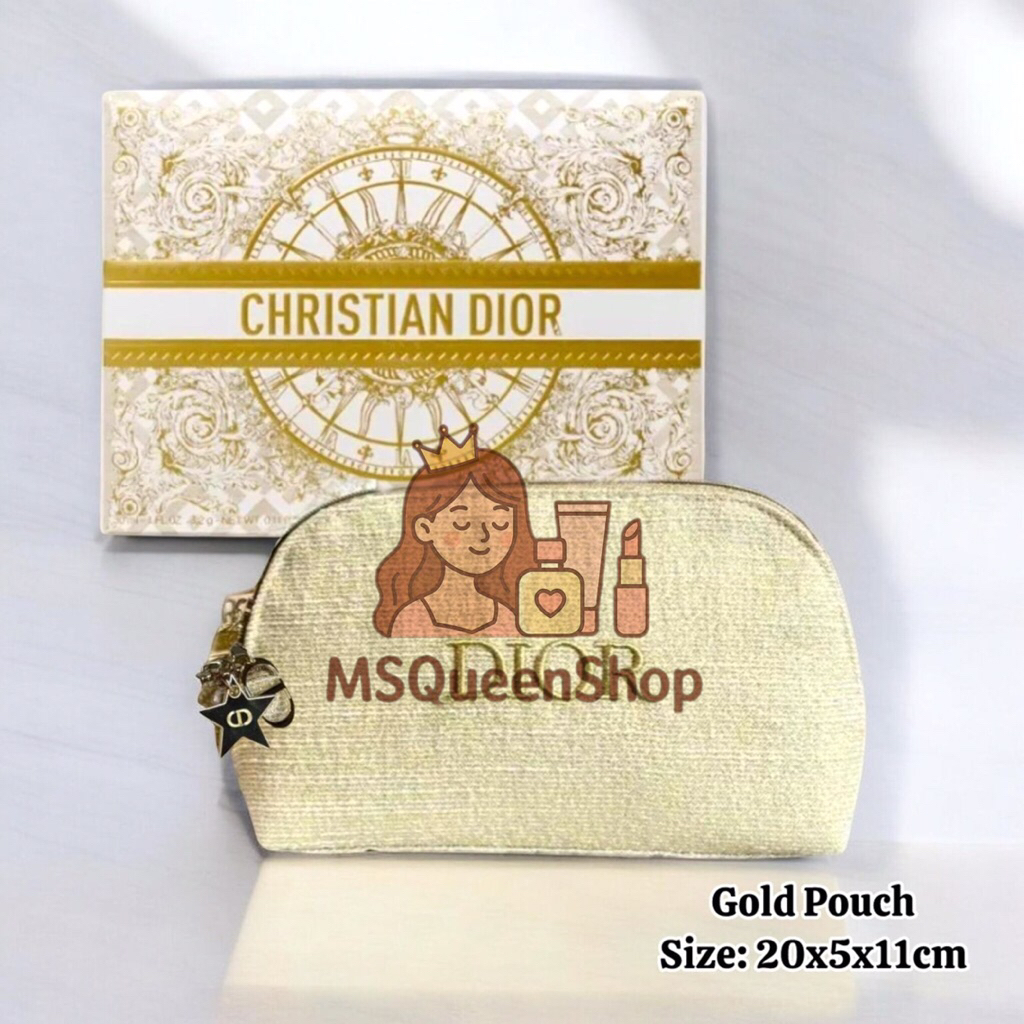 Dior gold pouch - Pouch make up