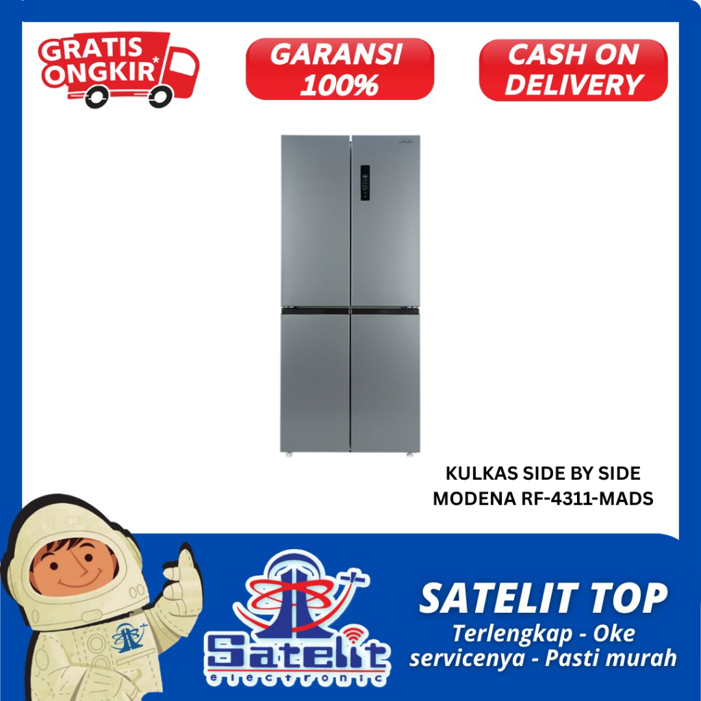 KULKAS SIDE BY SIDE MODENA RF-4311-MADS