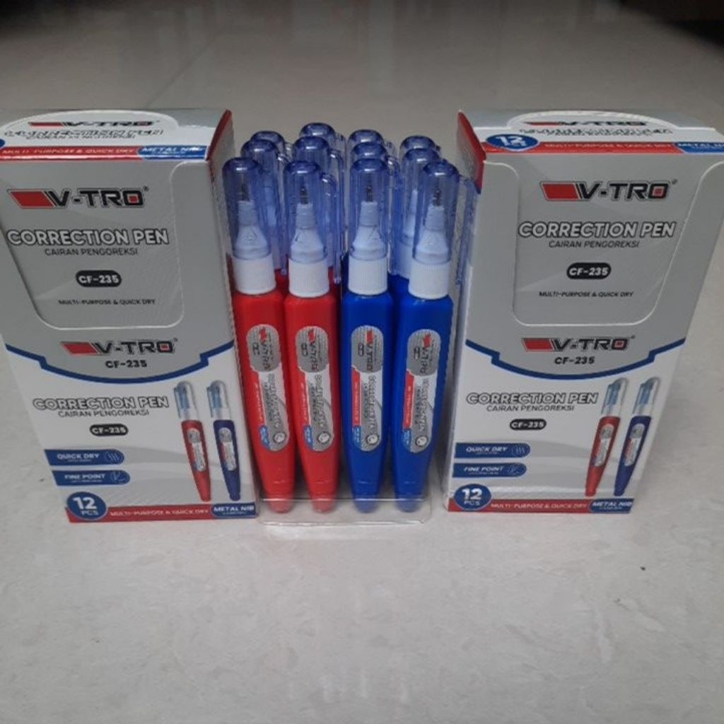 

Tip tipe x penghapus V TRO CF-235 atau stark harga per 12 pcs