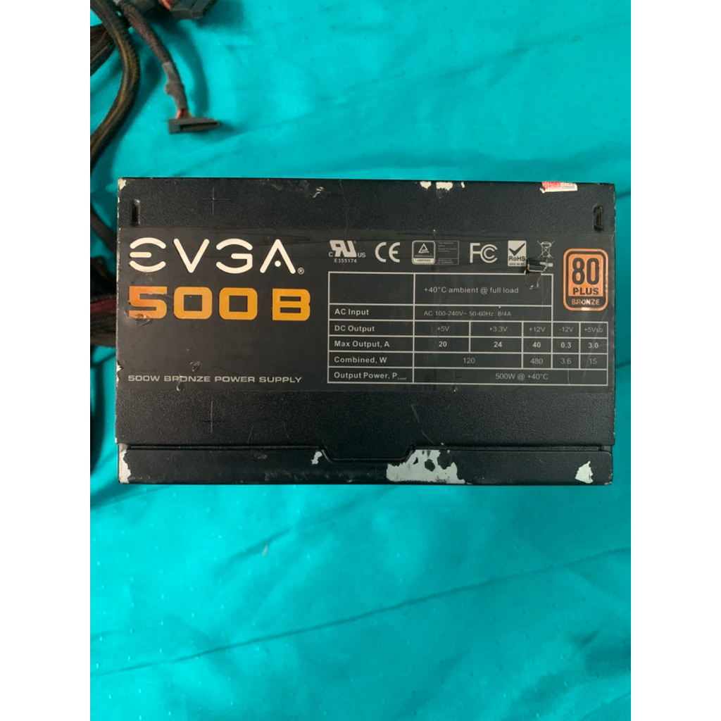 EVGA Power Supply 500W BR +80
