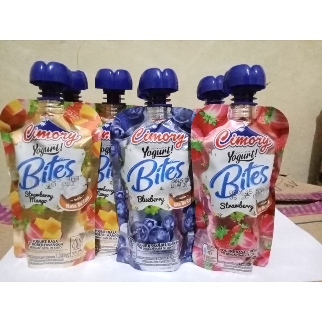 

Cimory bites 120 gr, isi 10/dus