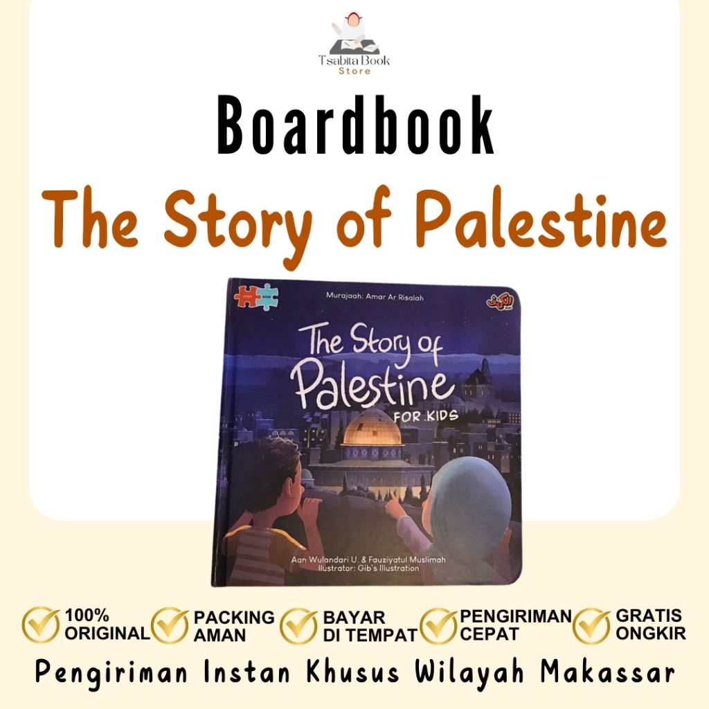 Buku Anak Boardbook The Story of Palestine AlKahfi