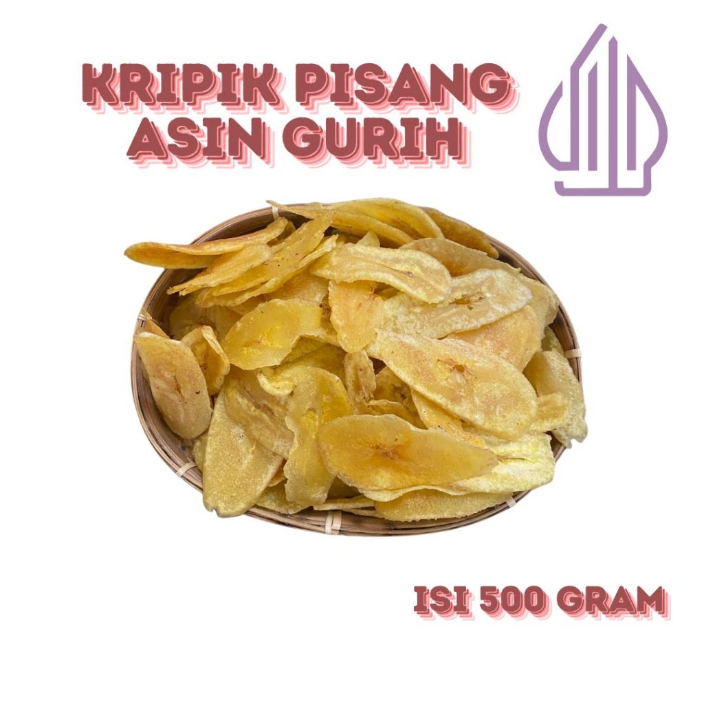 

Snack Tradisional Keripik Pisang Asin Gurih Kekinian 500gr / Keripik Pisang Rajanangka renyah enakkk