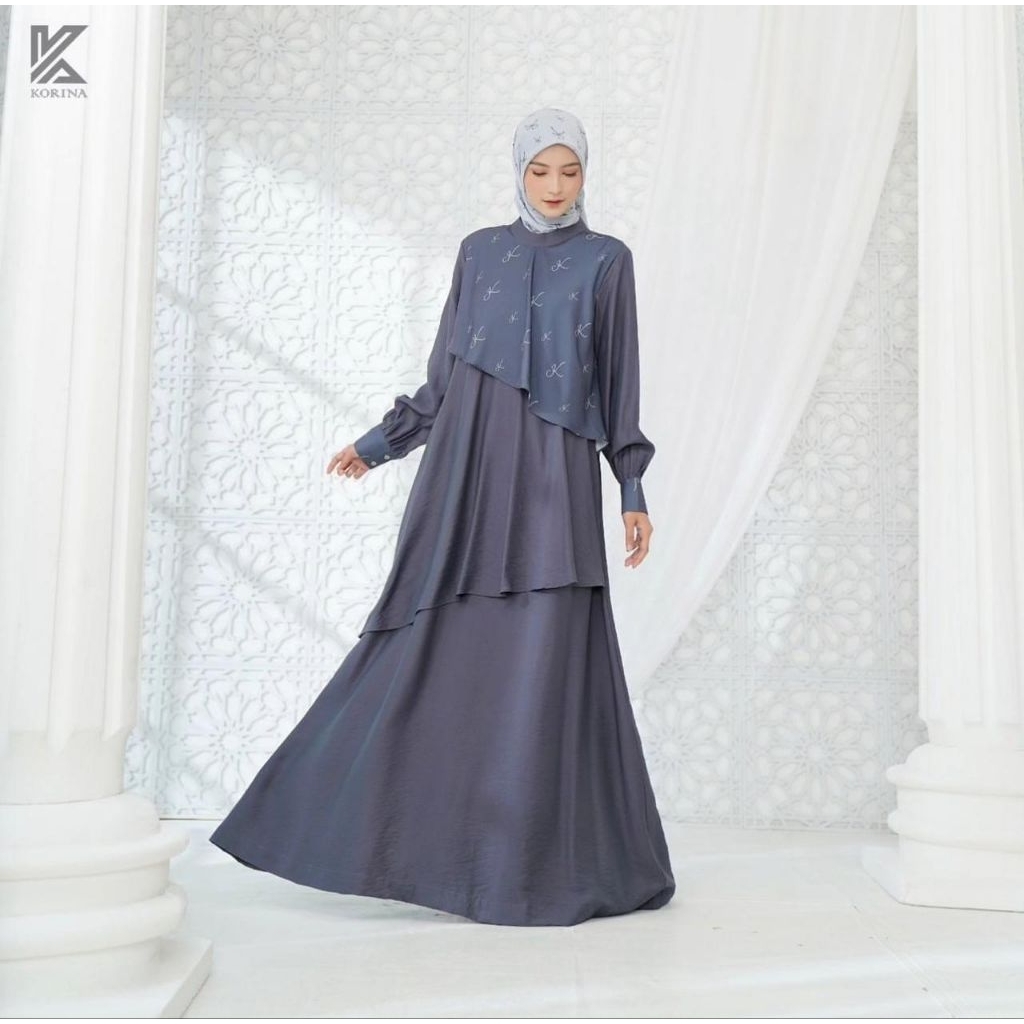 Gamis By Korina Salena Dress By Korina, gamis motif, dress lebaran