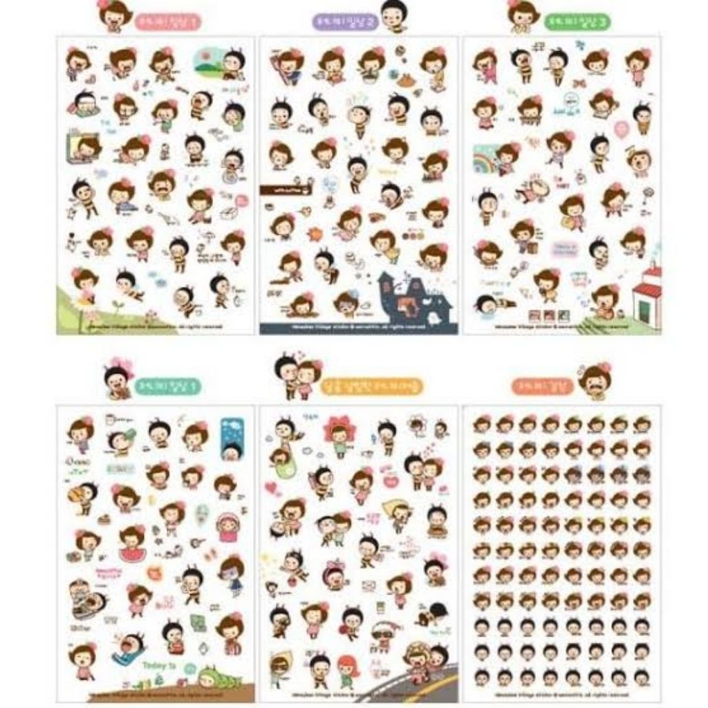 

HONEYBEE VILLAGE DIARY DECO STICKERS
