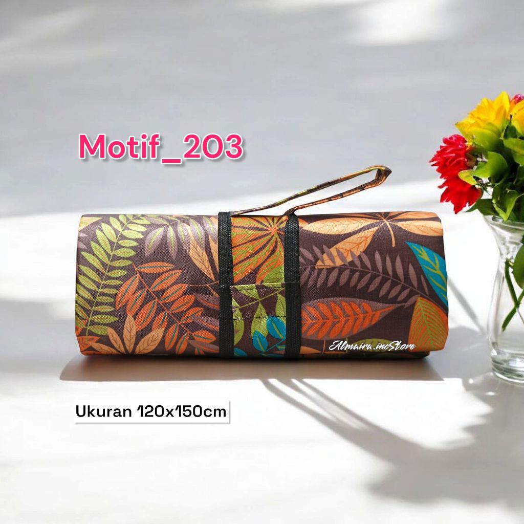 Zoyands Tikar Lipat Indoor Outdoor Microsatin 120X150.Cm