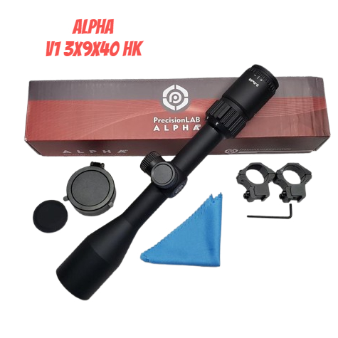 TELESKOP ALPHA V1 3X9X40 HK - ALPHA SCOPE PRECISION LAB