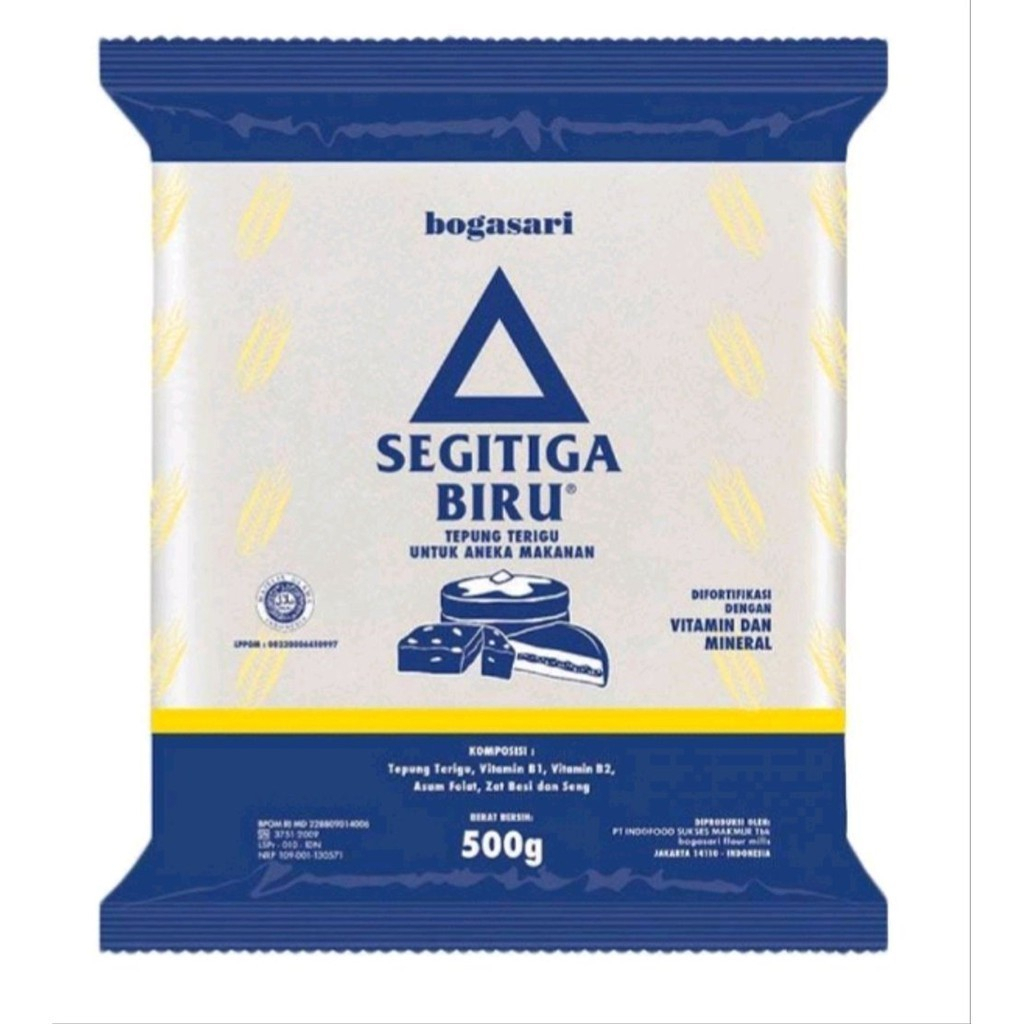 

tepung terigu segitiga biru 500 gr