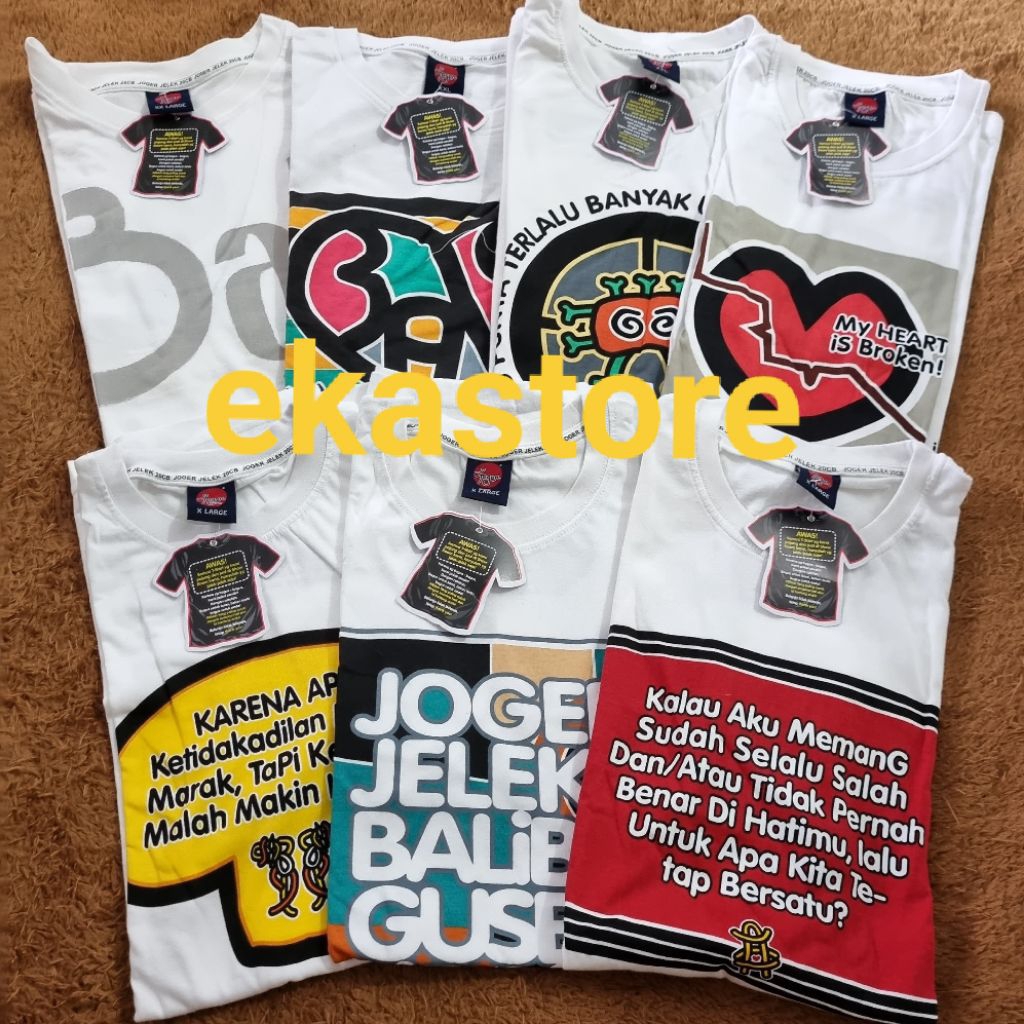 Kaos Joger Bali Dewasa original kuta bali Pendek