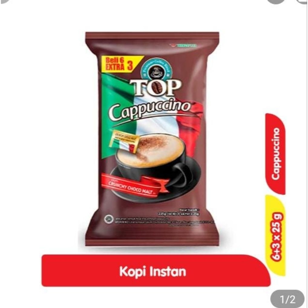 

TOP CAPPUCCINO KOPI INSTAN KOPI CAPPUCINO