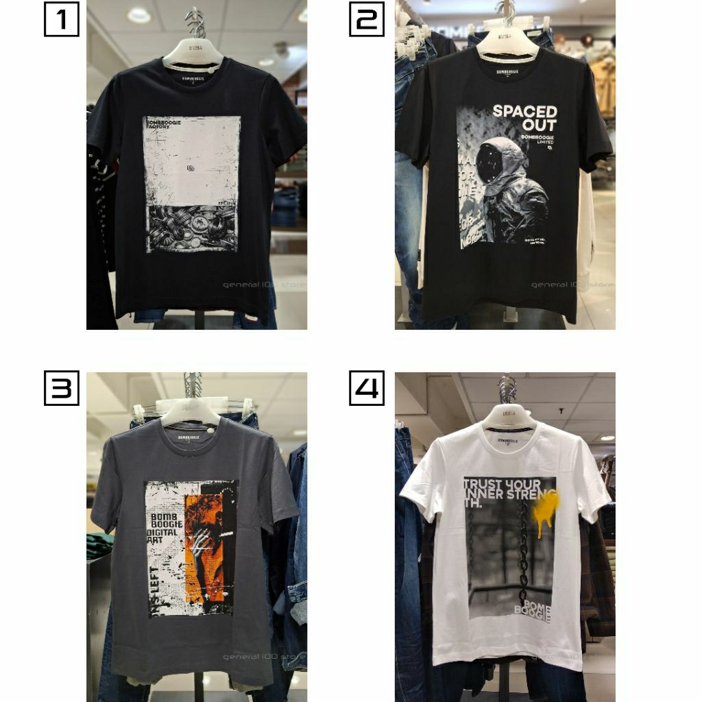 Kaos Pria Bombboogie Original T-Shirt Original - BOMBBOOGIE