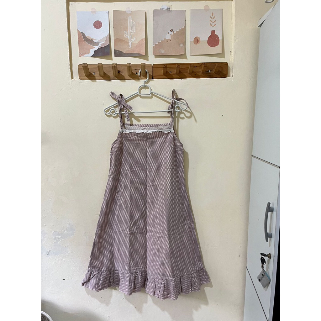 Dress Pink Polka preloved