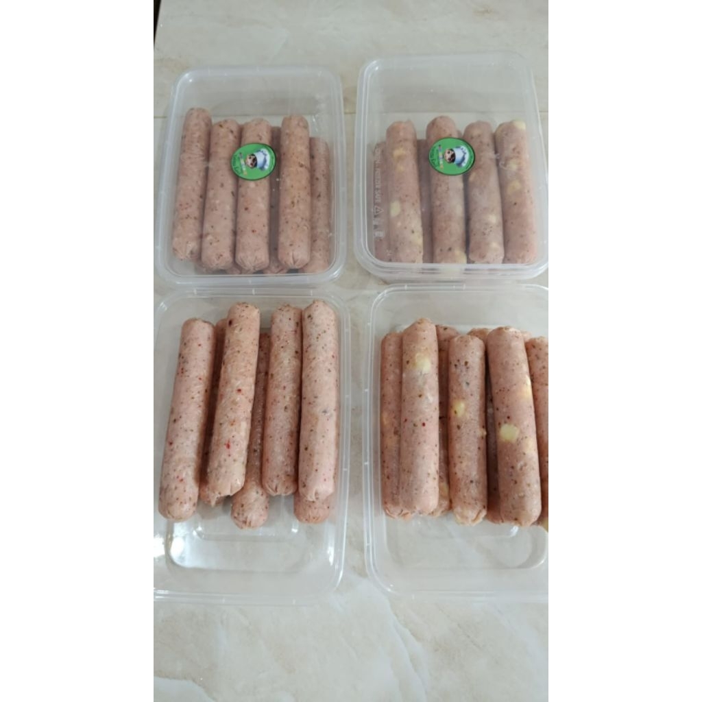 

homemade frozen food nugget luncheon bakso ayam risol ragout egg roll sosis tanpa msg tanpa pengawet