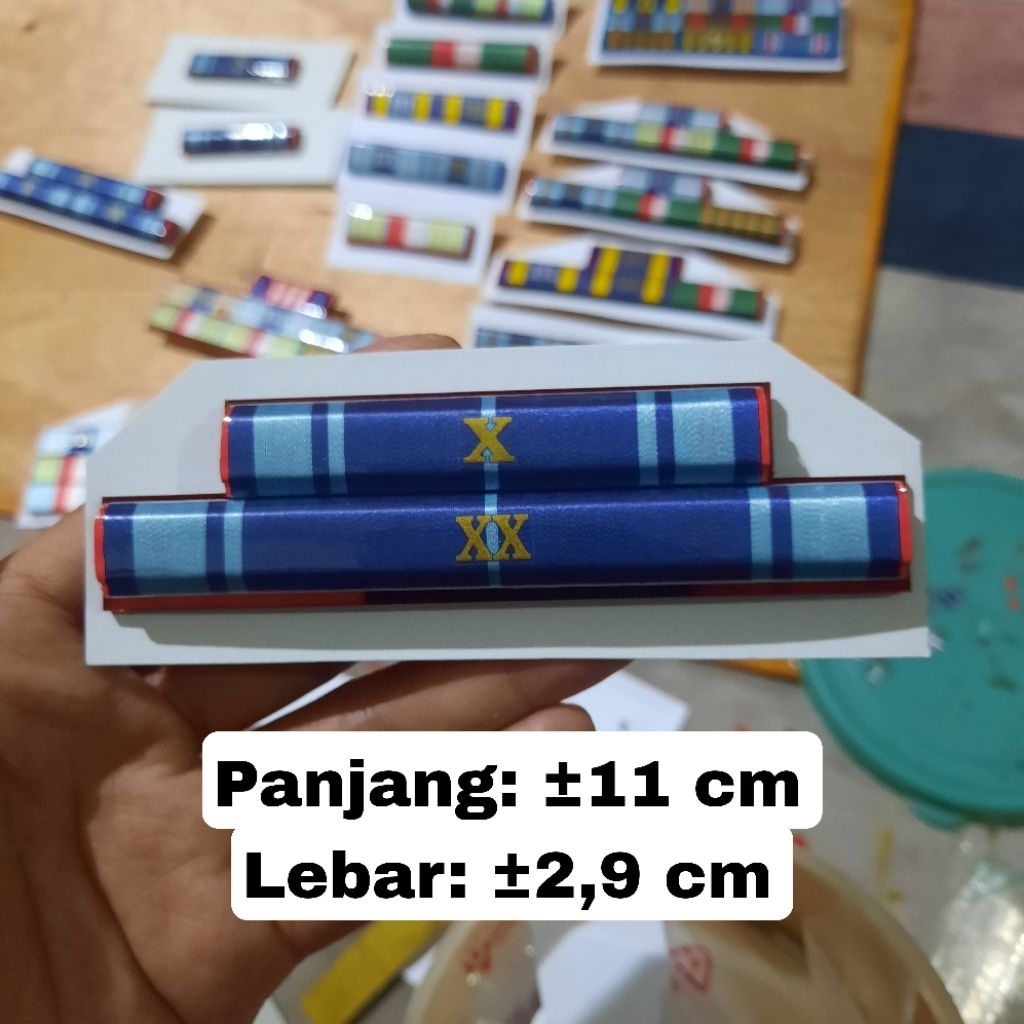 [NARARYA ID] Satya Lencana Satyalancana Pita Tanda Jasa PDH ASN PNS Karya Satya 10 20 X XX Tahun