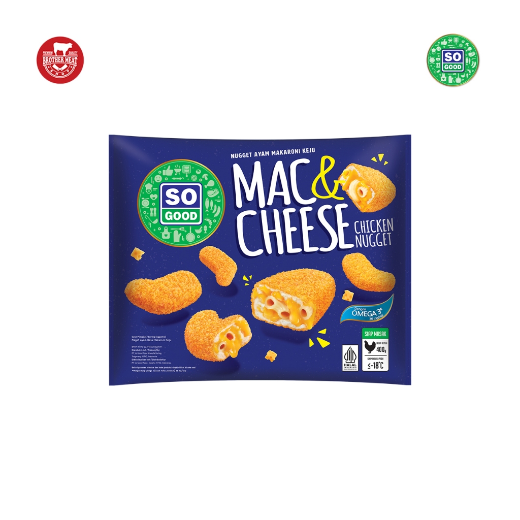 

So Good Mac & Cheese Chicken Nugget 400gr - Brothermeatshop