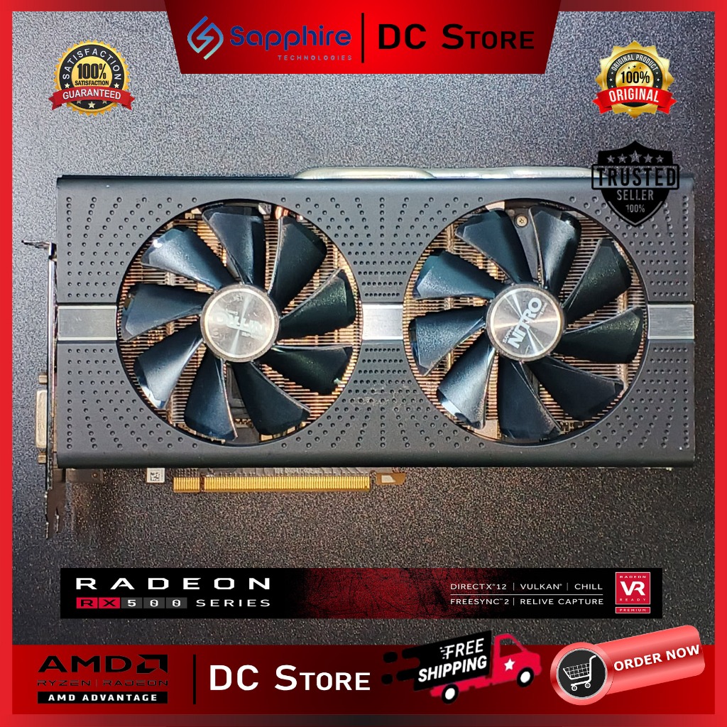 VGA AMD Radeon RX 590 8GB Sapphire Nitro+ GDDR5 256Bit