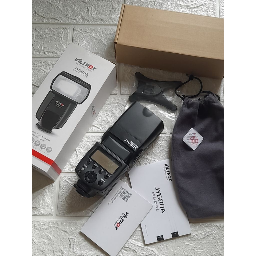 flash kamera external viltrox bekas mulus