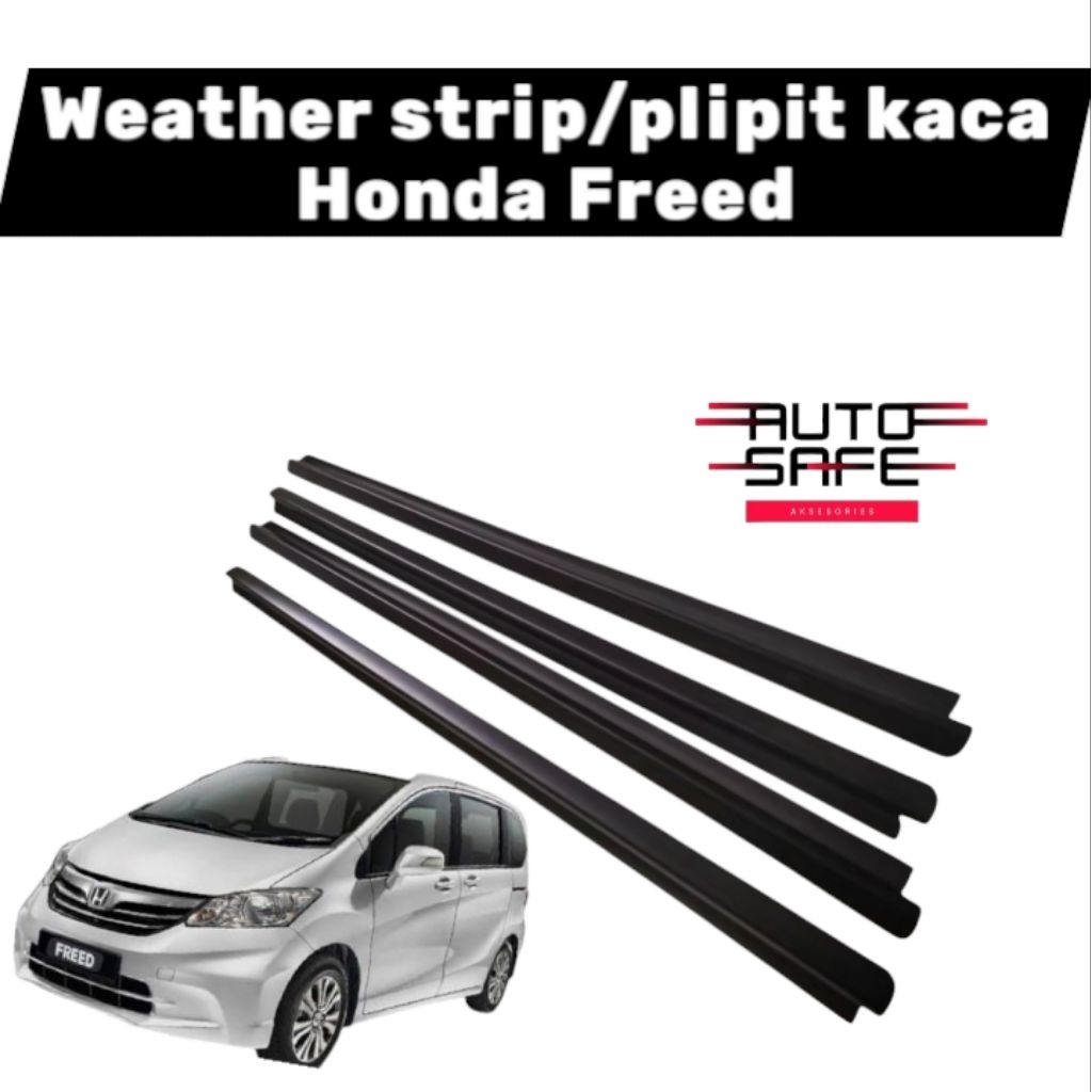 plipit kaca/weather strip 1set Honda freed