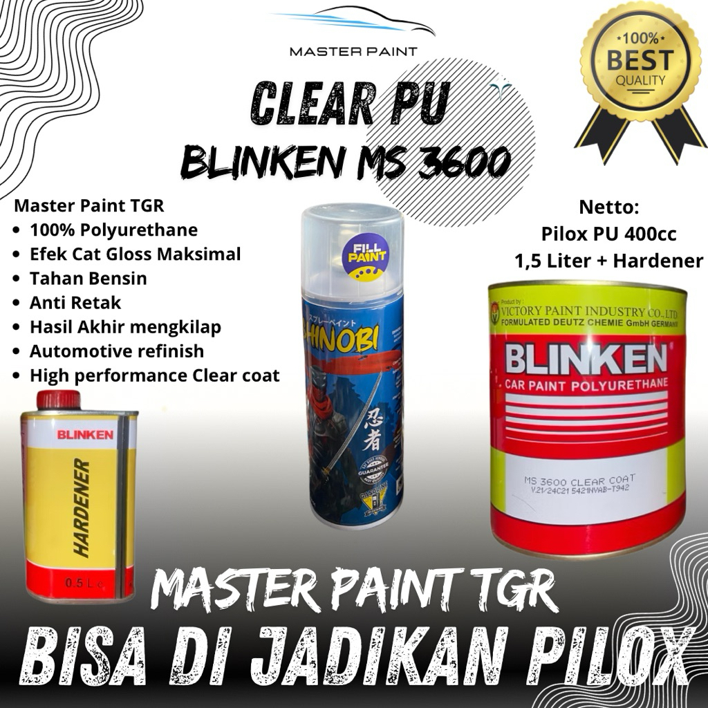 (BISA DIJADIKAN PILOX) CLEAR PU BLINKEN MS 3600 - Pilok Pilox 400cc