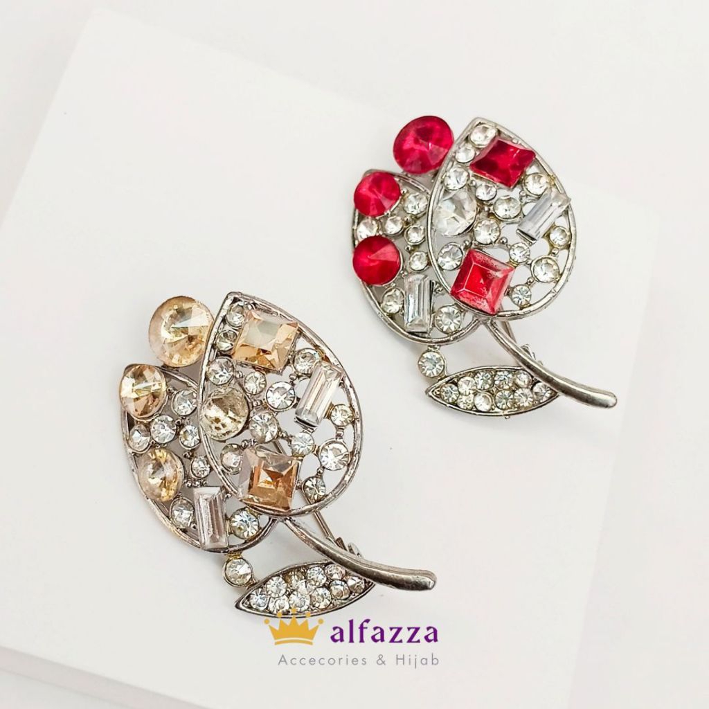 [ COD ] BROSS BAHU KEKINIAN / BROS HIJAB DAUN / BROS HIJAB / ACCECORIES HIJAB / AKSESORIS WANITA