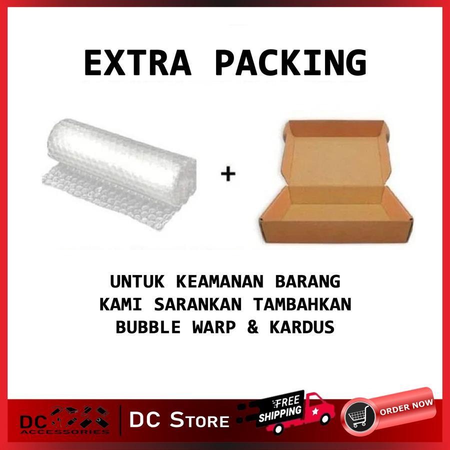 

EXTRA PACKING ( KOTAK KARDUS + BUBBLE WRAP ) Tambahan PACKING SUPAYA AMAN SAAT PENGIRIMAN