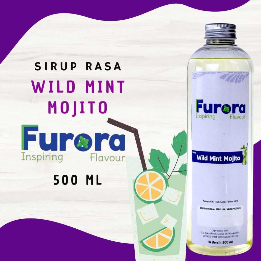 

Sirup Wild Mint Mojito - Furora Syrup 500 ml l Sirup Cafe