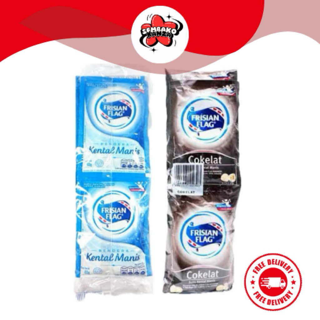 

Frisian Flag Susu Kental Manis Isi 6 222gr | Kanza Groceries
