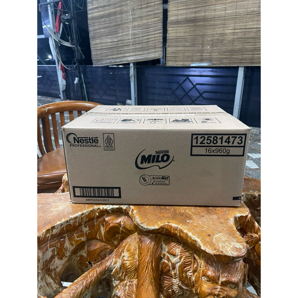 

Kardus 47 cm x 37 cm x 22 cm (1100) Bekas Milo 16x960g Double Wall